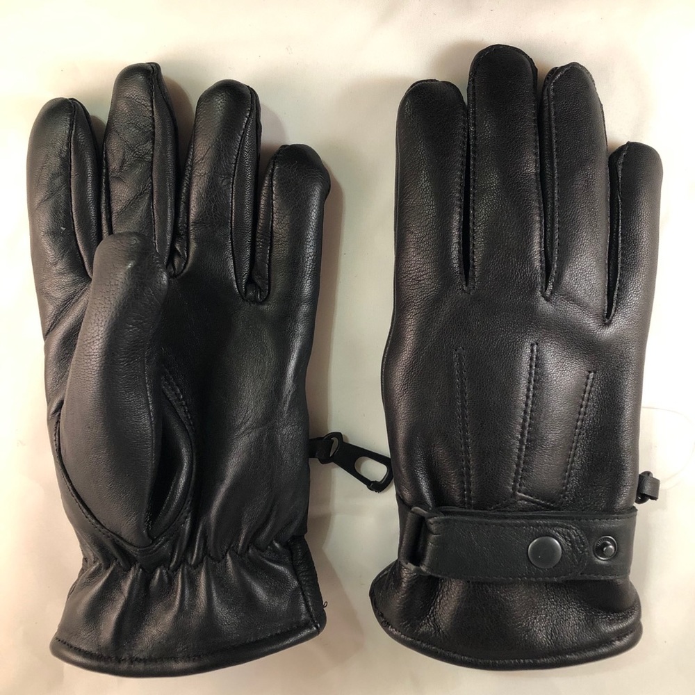Men’s Real leather winter gloves  wool line